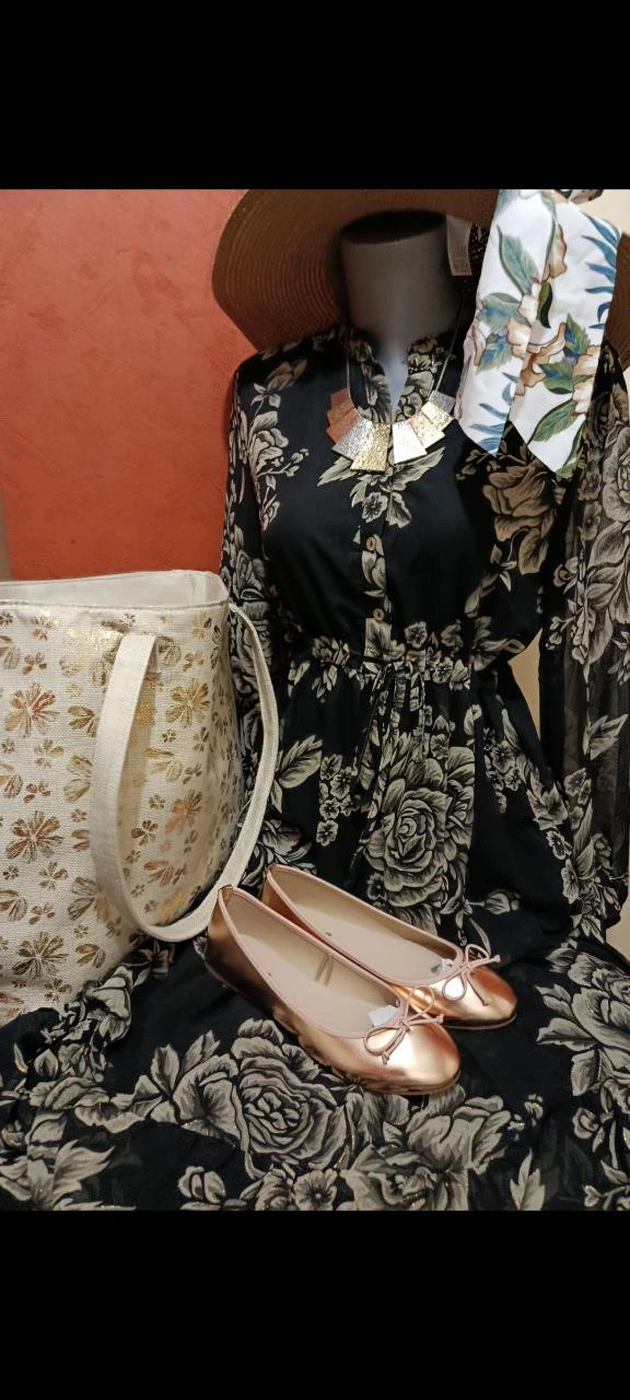 Bohemian chic floral maxi dress size S/M – photo 13
